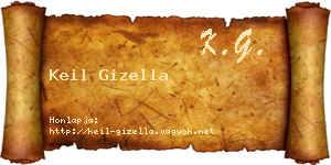 Keil Gizella névjegykártya